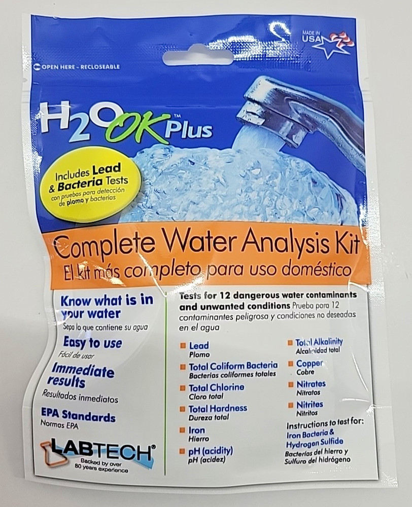 LabTech H2O OK Plus Complete Water Analysis Testing Kit 0150 LT5015