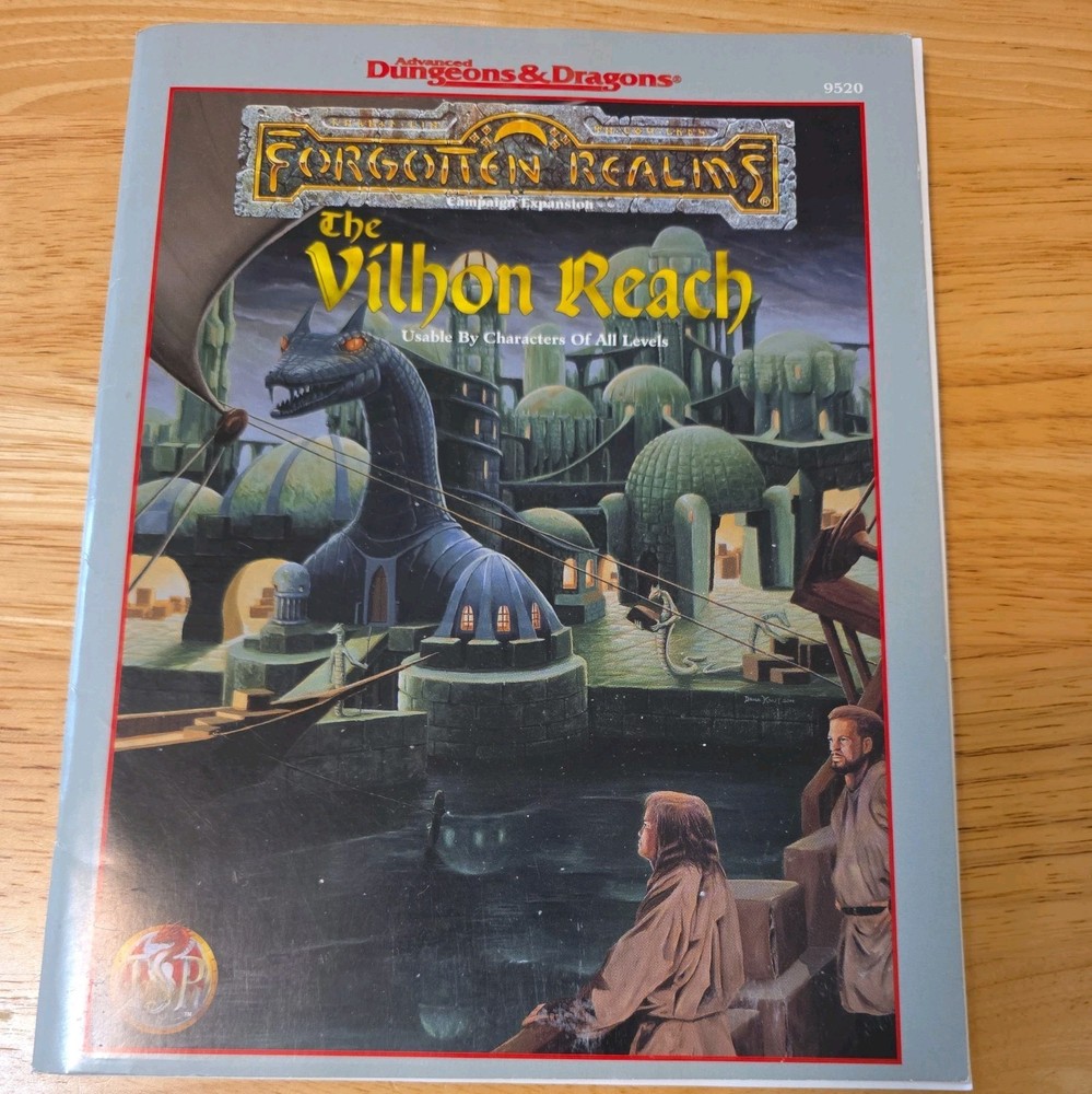 AD&D The Vilhon Reach with Map Adventure Module - Forgotten Realms 9520