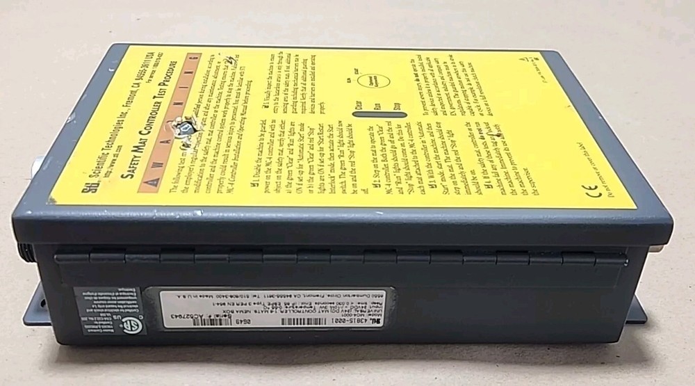 *PREOWNED* Omron Sti MC4-0001 Safety Mat Controller 24Vdc 🇺🇸 MADE + Warranty!