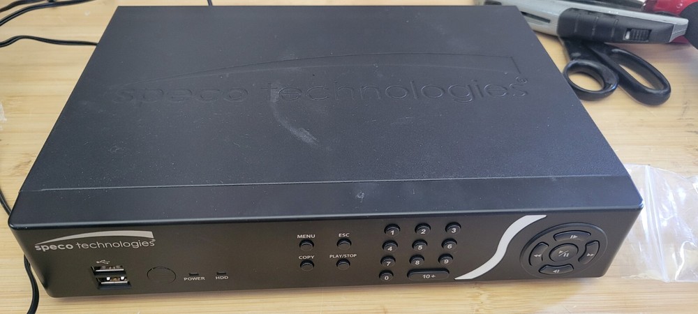 Speco D4CS500 4 Channel Digital Video Recorder with Remote And Power Cable