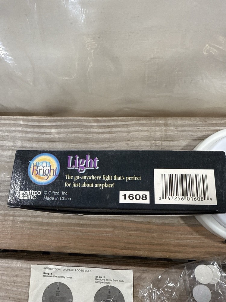 Giftco Touch Bright Bear Light by David Wohlrab Night Light NIB Works Tested