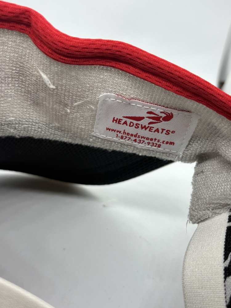 Timex Headsweats Keeps On Ticking White & Red Great Condition