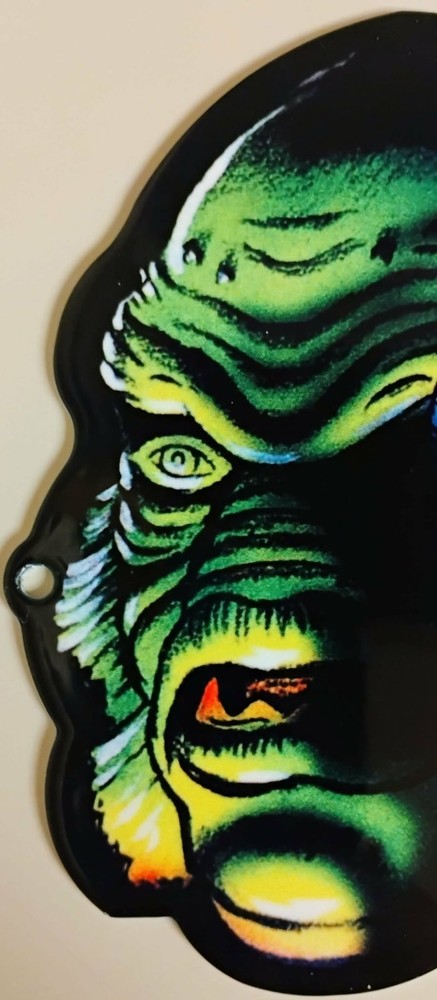 Universal Monster Bash Pinball Metal Wall Decor Display Topper Dracula Wolfman