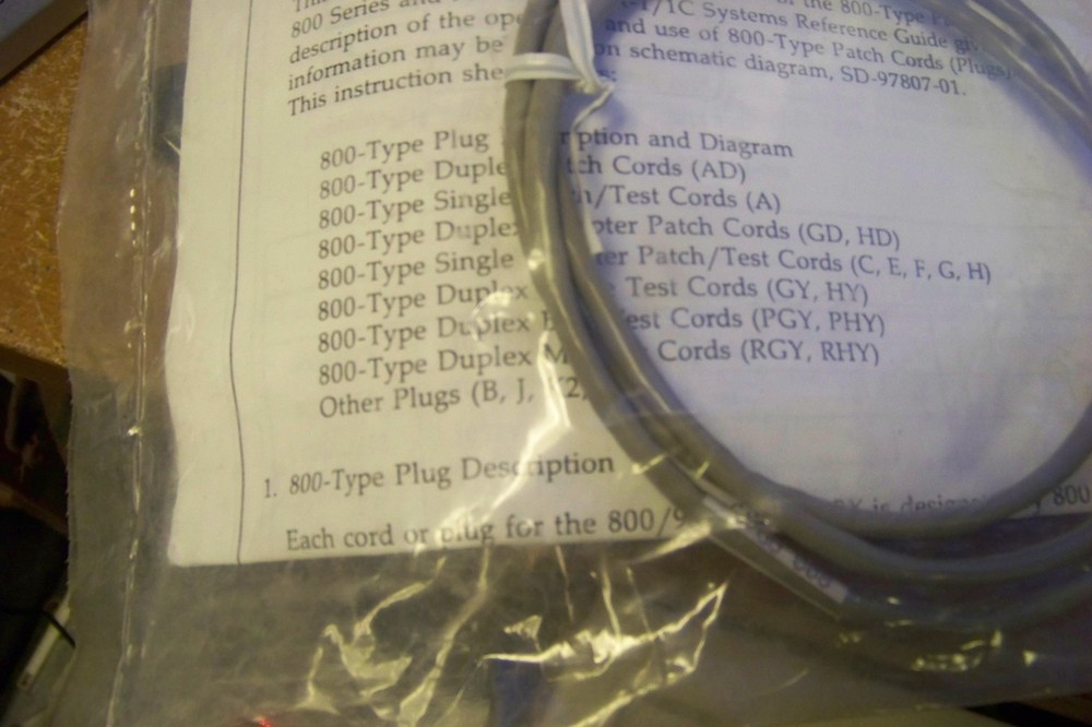 AT&T 105757835 800-type patch cord (plugs)