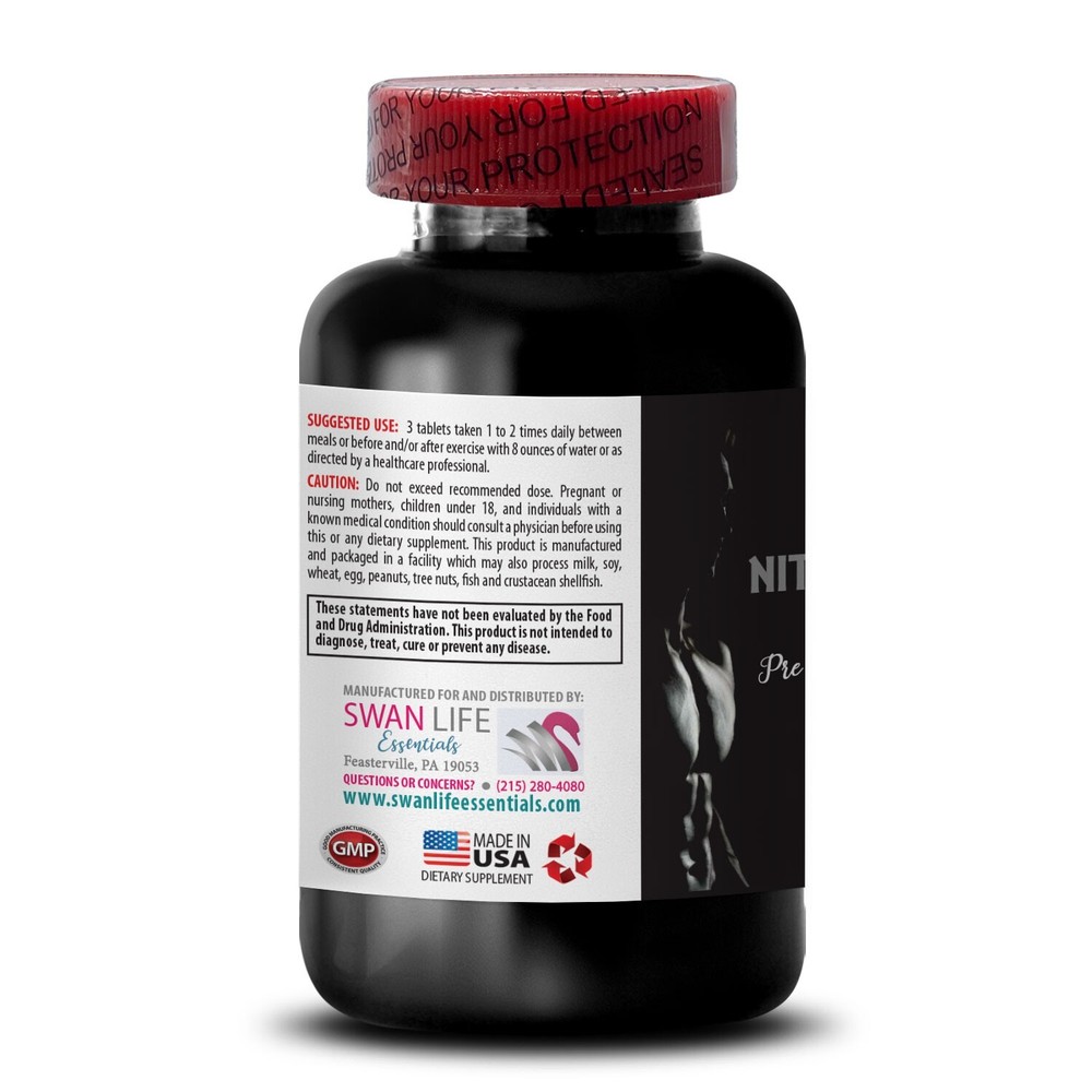 Pump Boost - NITRIC OXIDE BOOSTER - Focused Flow 2 Bottles 120 Tablets