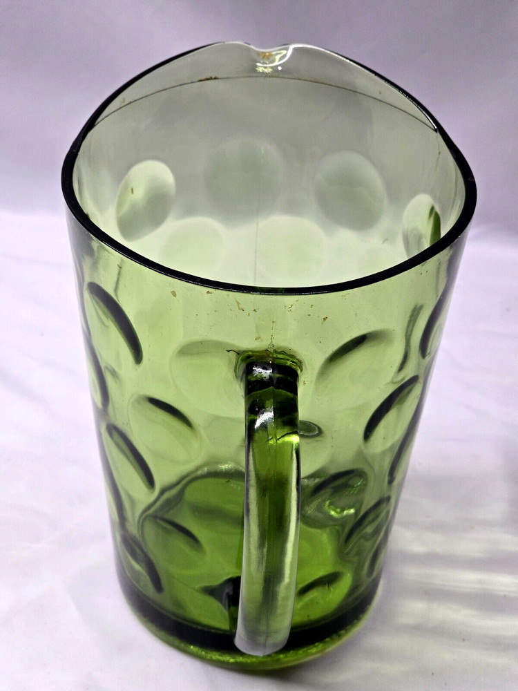 Hazel-Atlas Eldorado Avocado Glass Pitcher 54 oz