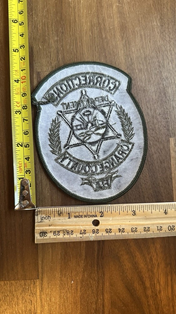 Orange County Florida Corrections Department Subdued Shoulder Patch