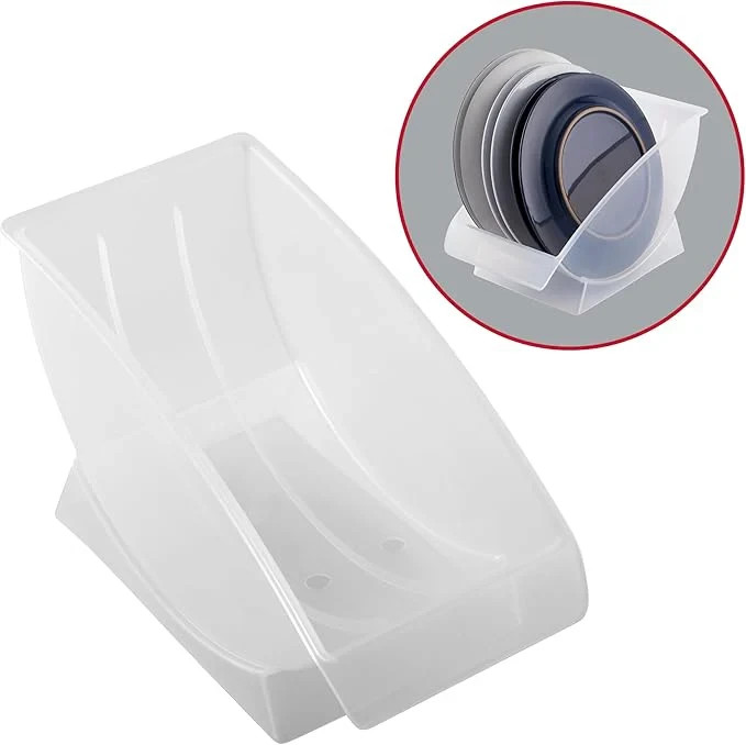 Salad Dessert Plate Cradle Stand Holder Display Rack Organizer