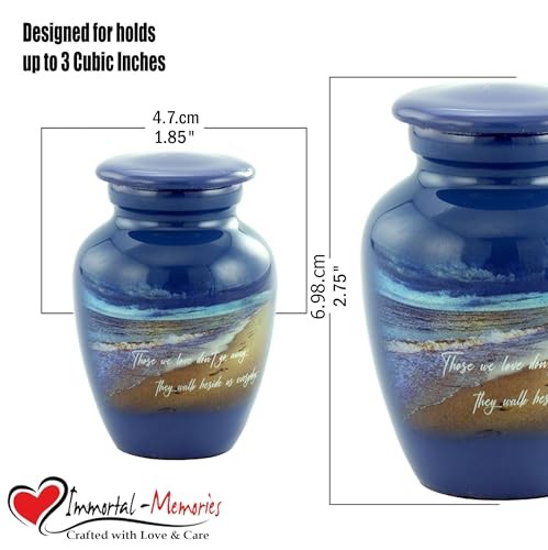 Footprints Urn - Footprints Mini Cremation Urns for Ashes - Keepsake