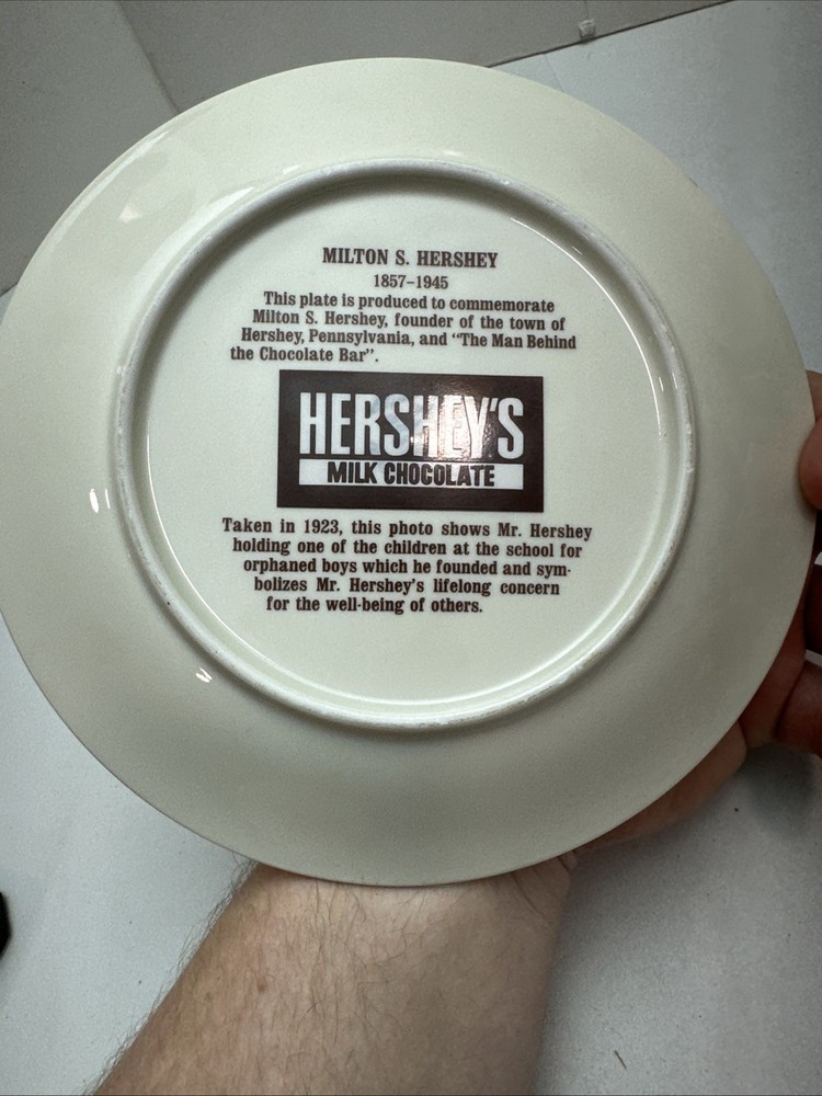 Milton S Hershey Commemorative Plate