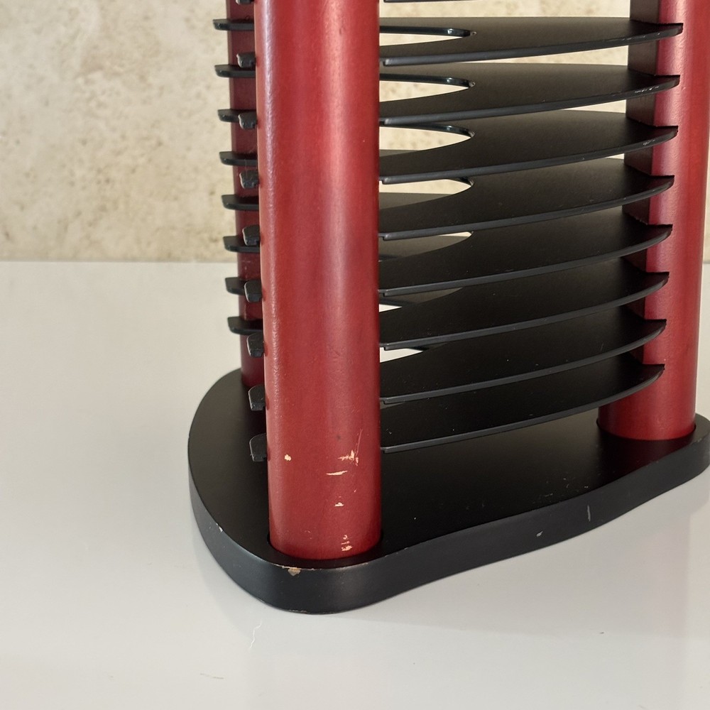 Vintage 20 CD Stackable Tower Rack Holder Organizer Retro 14x7x6 Atlantic 90s