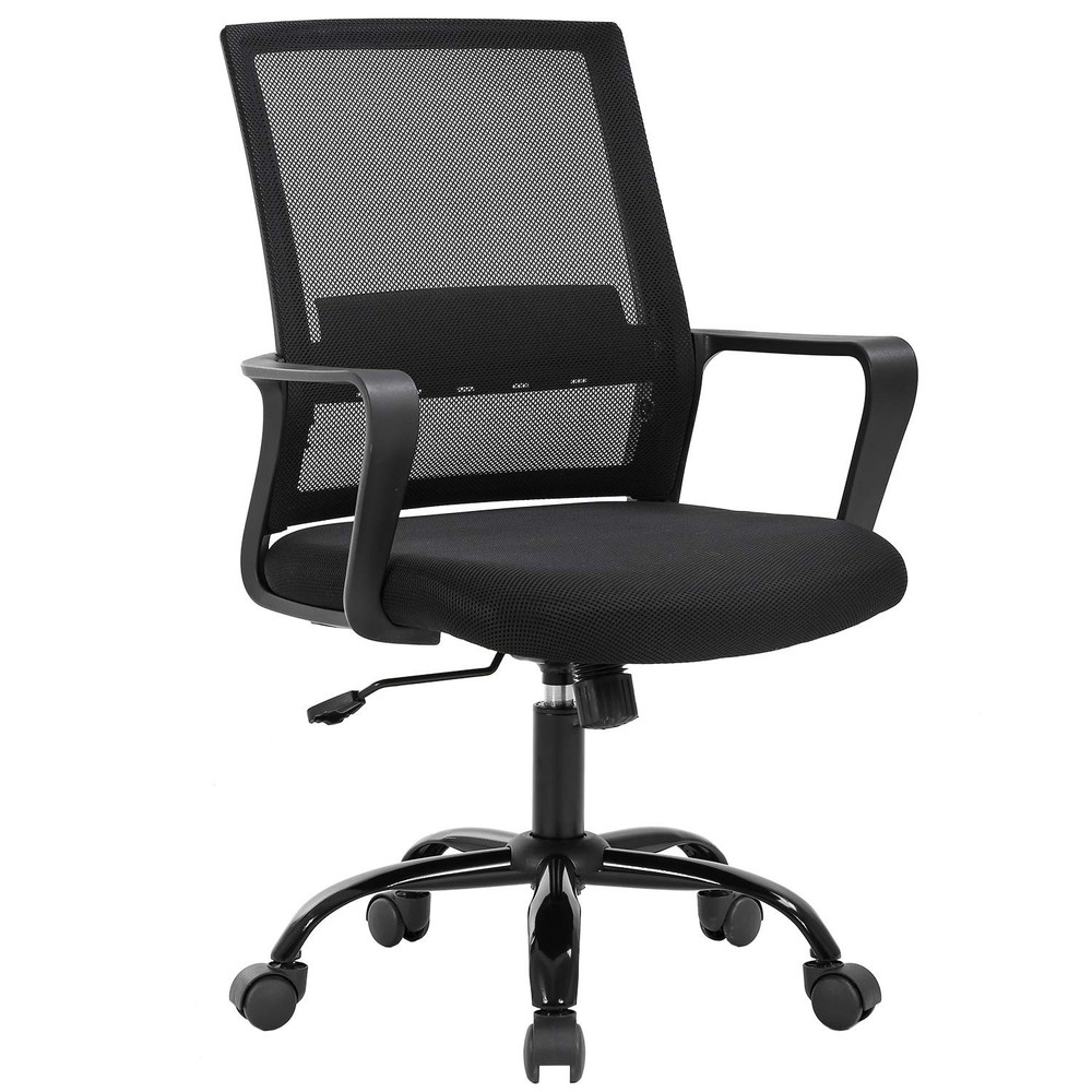 Swivel Rolling Computer Chair Executive Lumbar Support Task Mesh Chair Adjust...