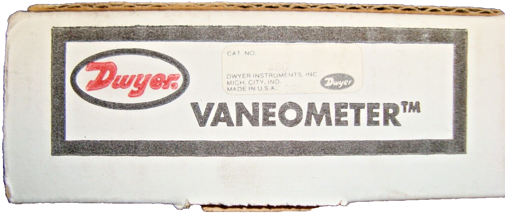 Dwyer Vaneometer, #480, NEW