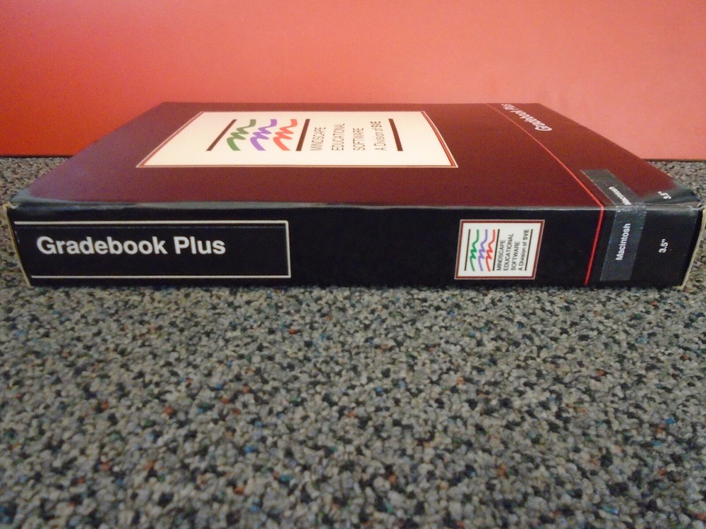 Vintage Mindscape Educational Software gradebook plus