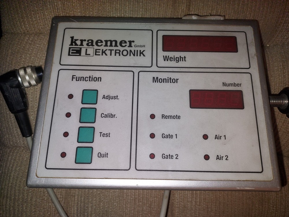 Kraemer CIW 6.2 Tablet Weigher Function Control Pad ONLY