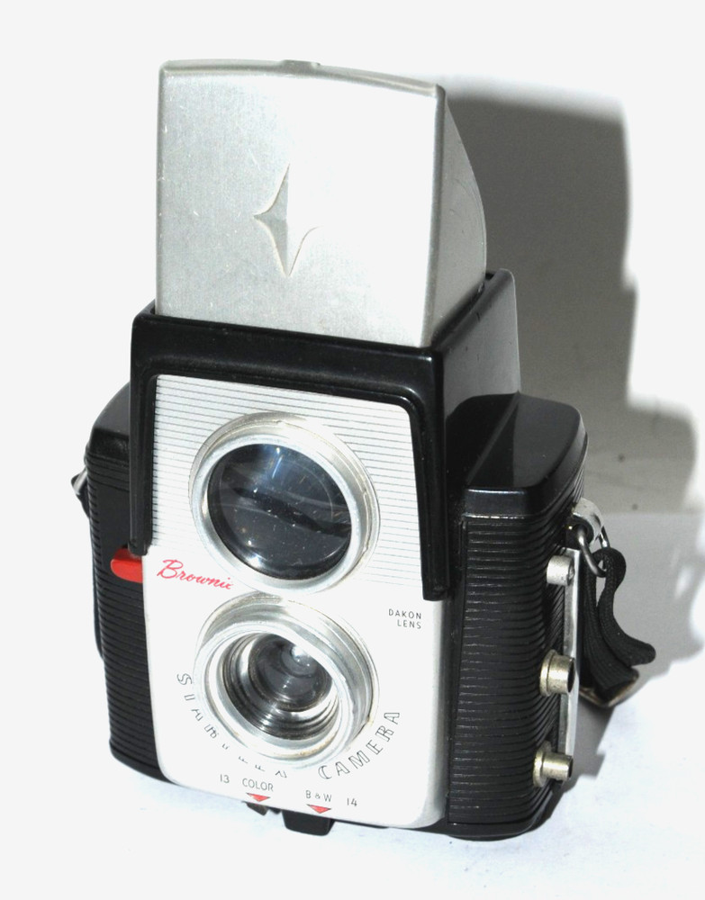 Kodak Brownie Starflex Camera & Carrying Strap -TESTED- Read Description