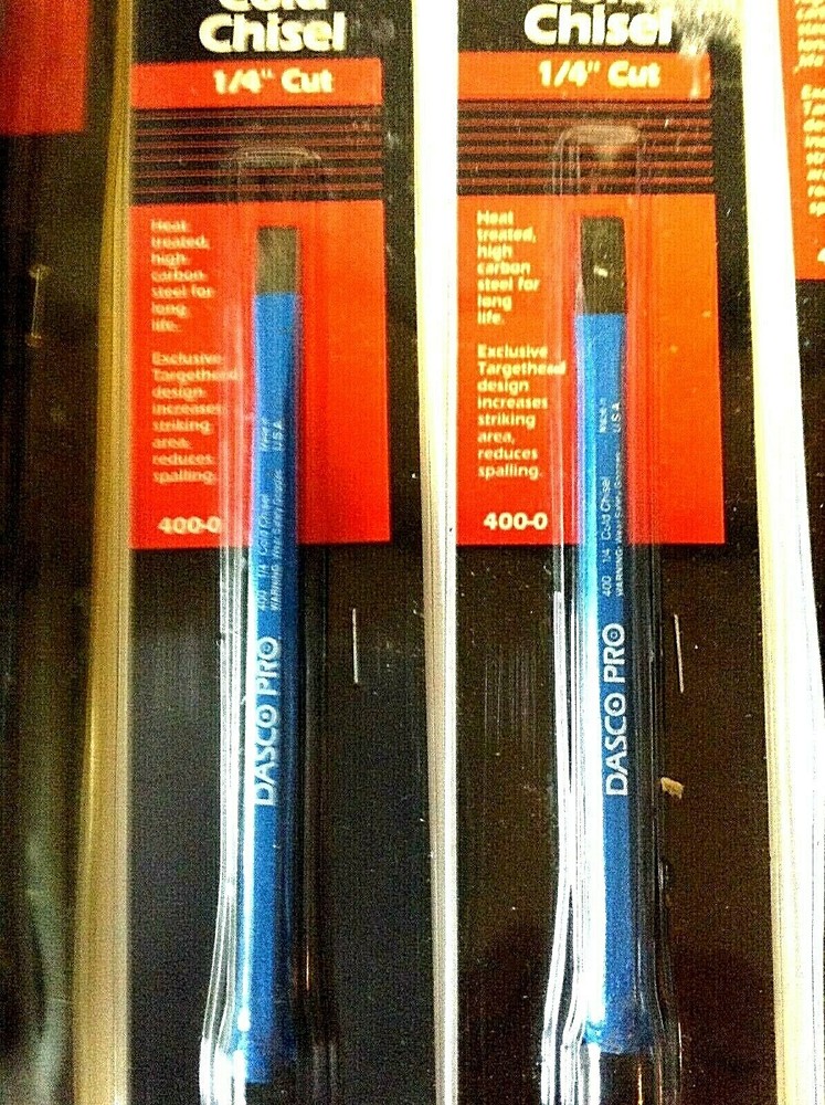 Cold Chisel Kit (4-Piece Set) by Dasco Pro