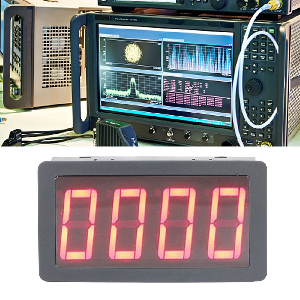 Digital Frequency Meter Counter LED Relay Output Countdown Timer 100khz.
