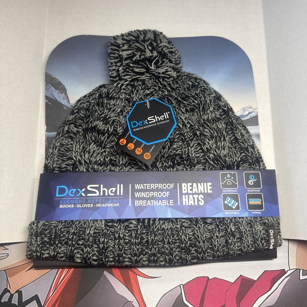 DexShell - Waterproof Single Pom Cable Beanie Hat t5