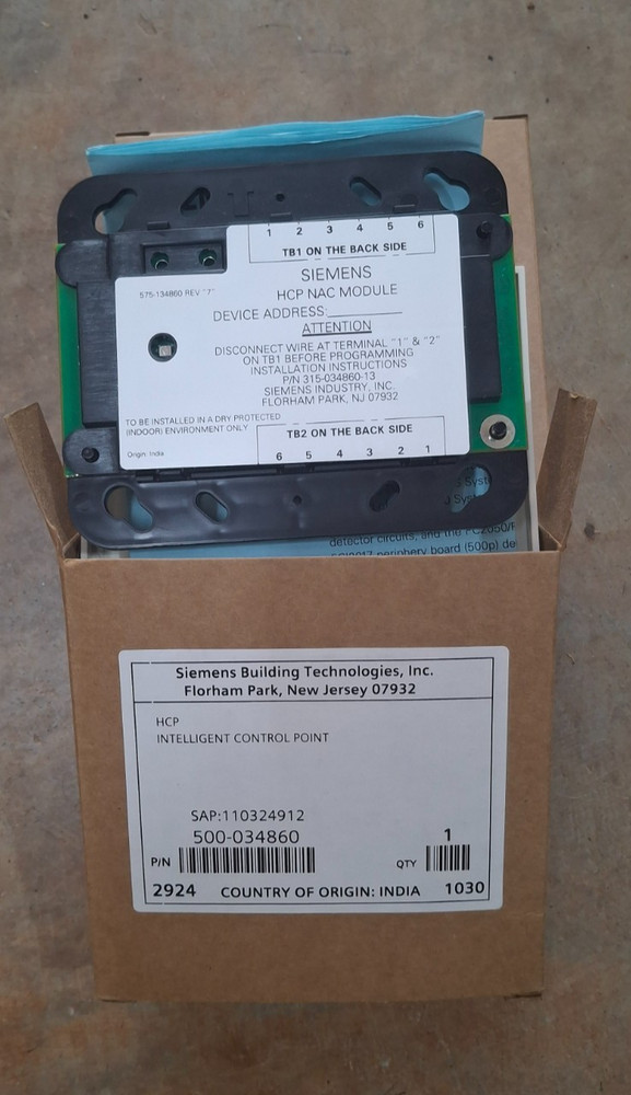 SIEMENS HCP INTELLIGENT CONTROL POINT - BRAND NEW