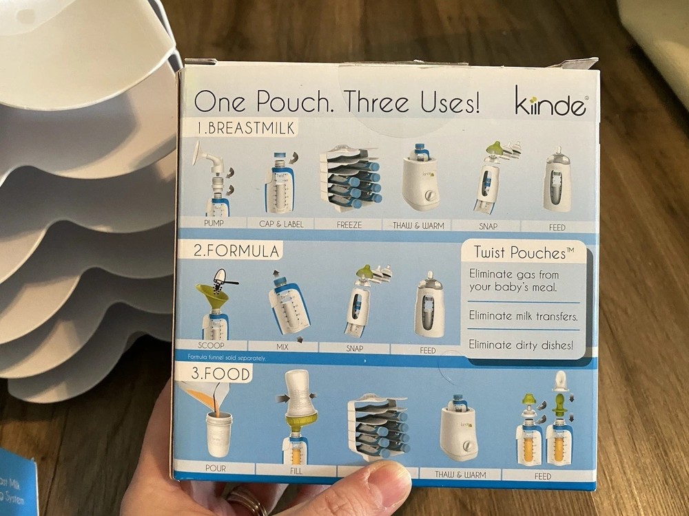 Kiinde Twist Universal Direct-Pump Feeding & Storage System Breastfeeding Lot