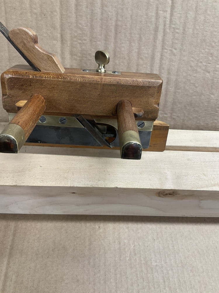TYZACK WEDGE STEM BEECH PLOUGH PLANE,