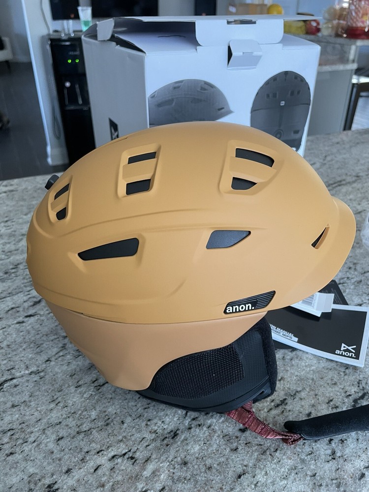 Anon prime Mips Helmet S Orange/ Tan Men’s