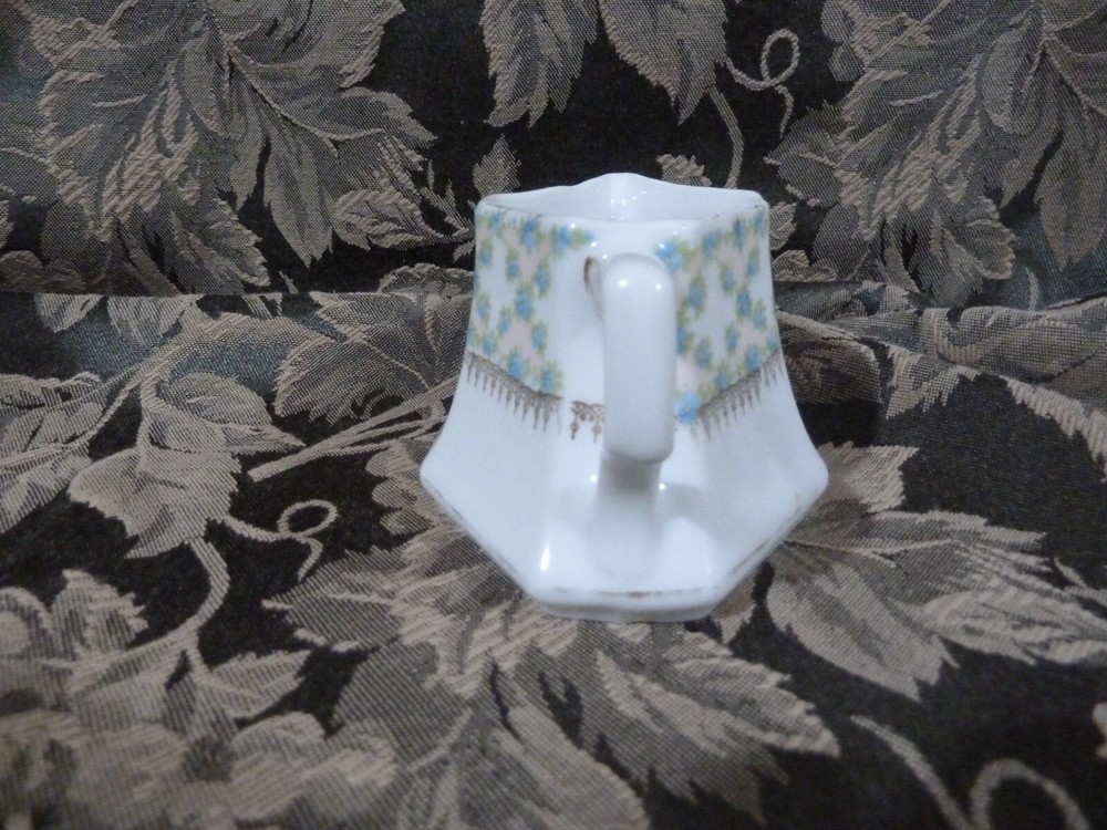 German Creamer with Blue Floral Design