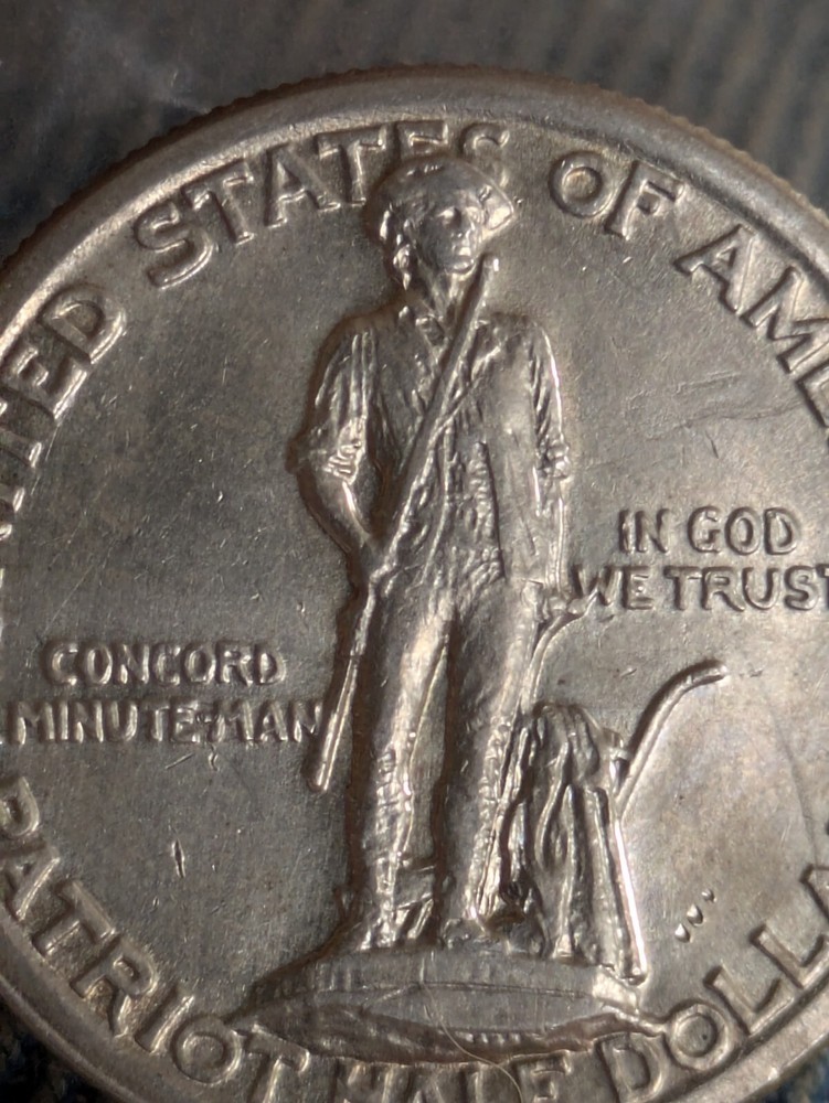 1925 Lexington-Concord Sesquicentennial Half Silver Commemorative Uncirculated