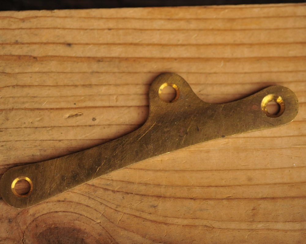 Brass Flintlock Muzzleloader Side Plate