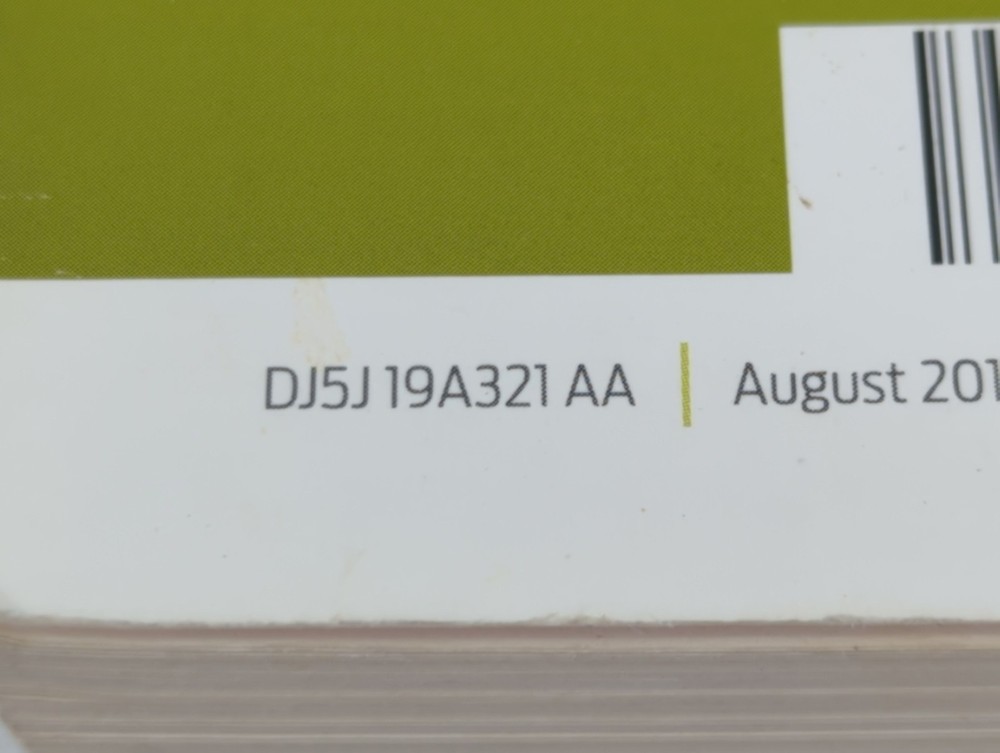 2013 Ford Escape Owners Manual Book Guide EU03V