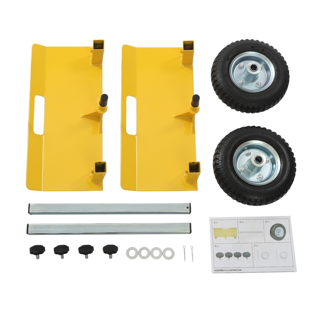 Panel Dolly Heavy Duty Slab Dolly Adjustable Drywall Sheet Mover 250-300kg max.