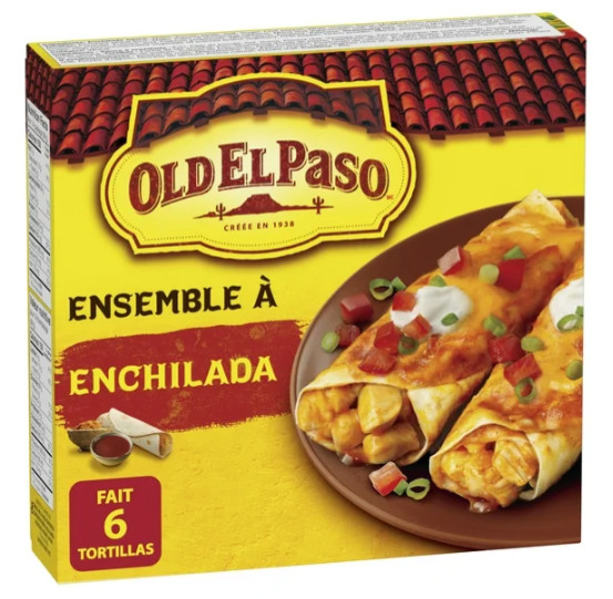 Old El Paso Dinner Kit Enchilada, 396g (4 Pack)