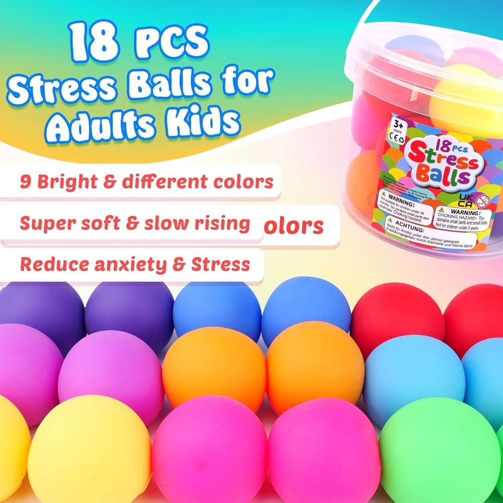 Hand Therapy Squeeze Balls 18 Pack