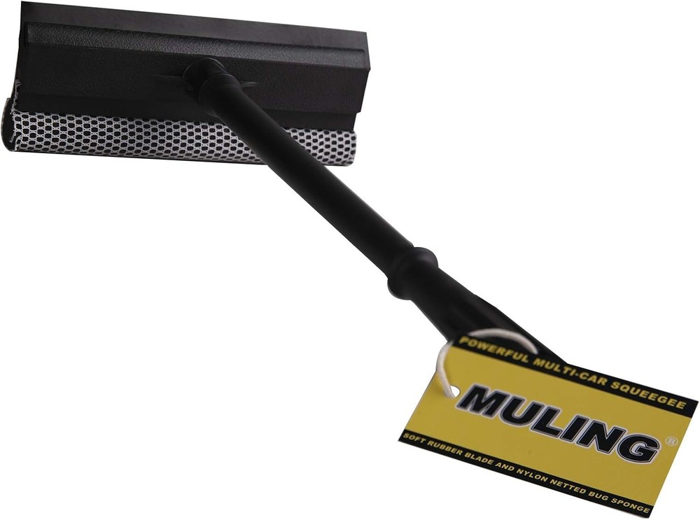 Corrosion-Resistant Car Squeegee with Rubber Blade – 16" High Quality Tool