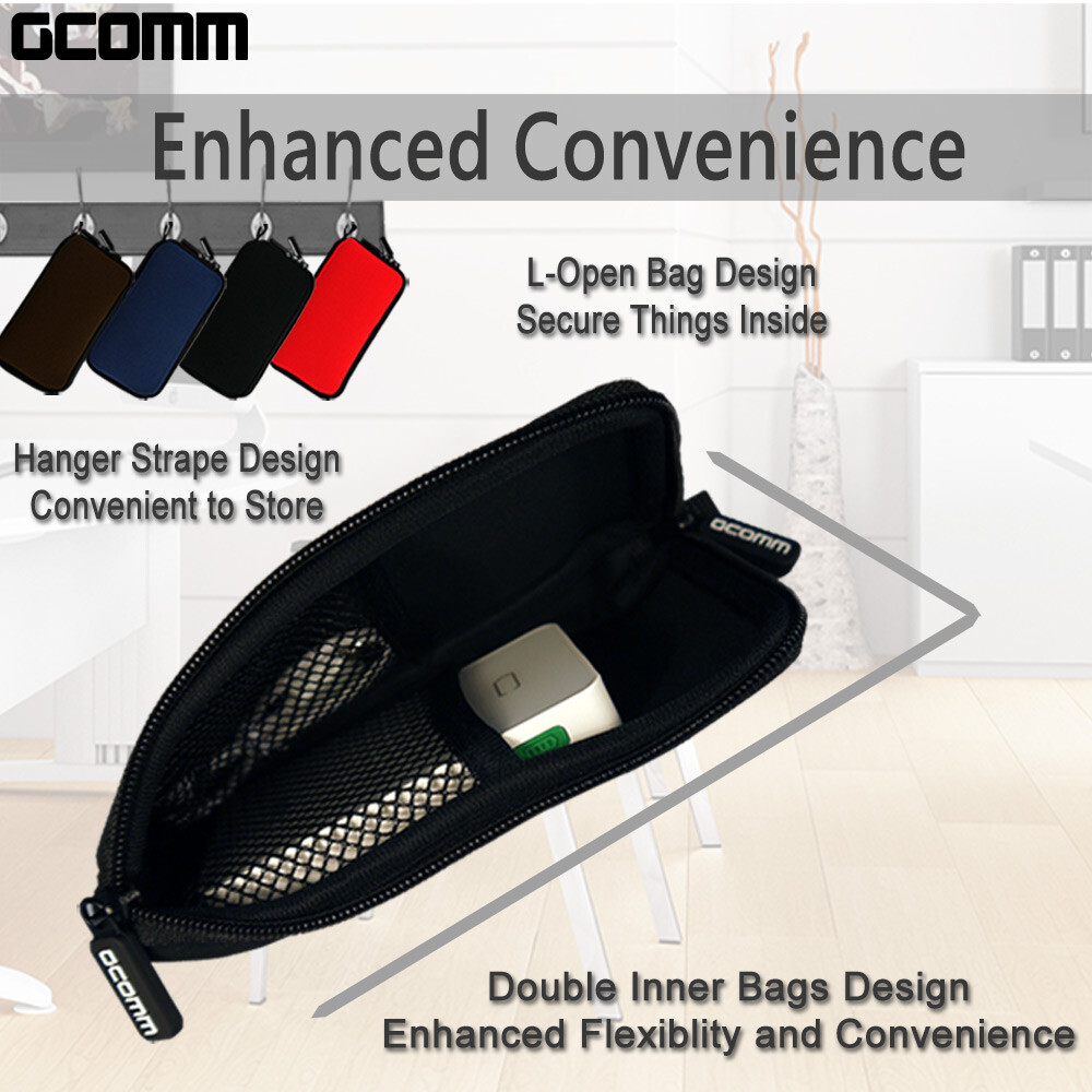 GCOMM Multi-Function Extra Thick Soft Light Carrying Case for Ext Hard Drive)