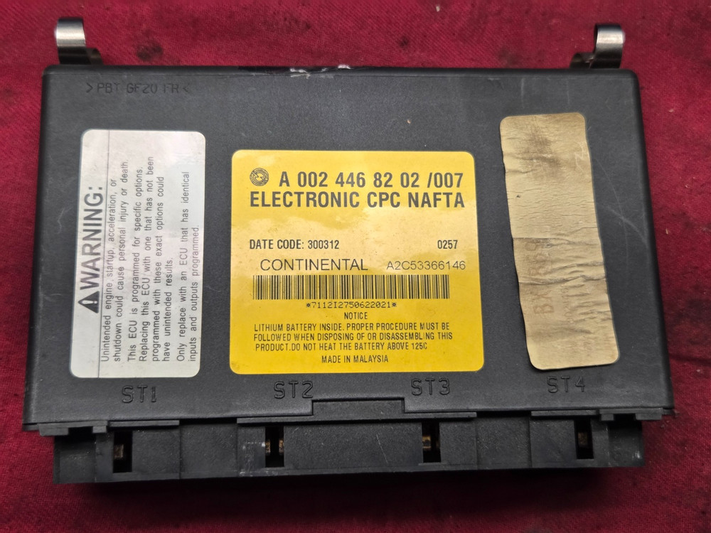 CPC NAFTA CONTROL MODULE A 002 446 82 02 / 007 , CONTINENTAL A2C53366146