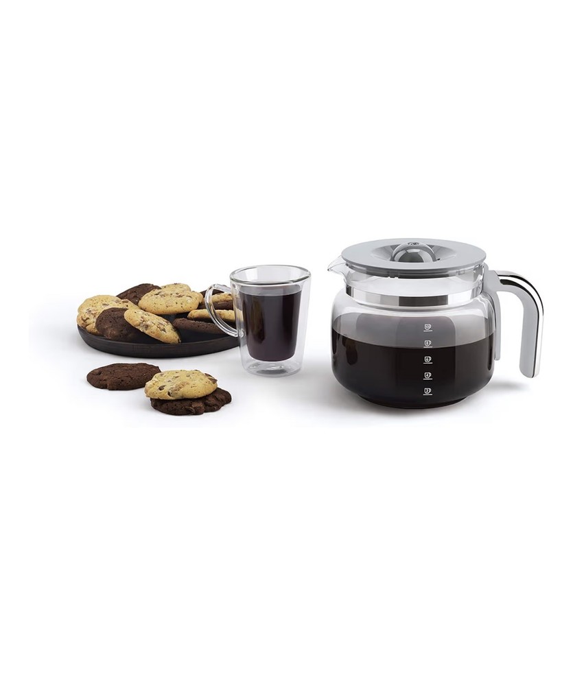 Smeg Drip Filter Coffee Machine, Red, 10 cup Red