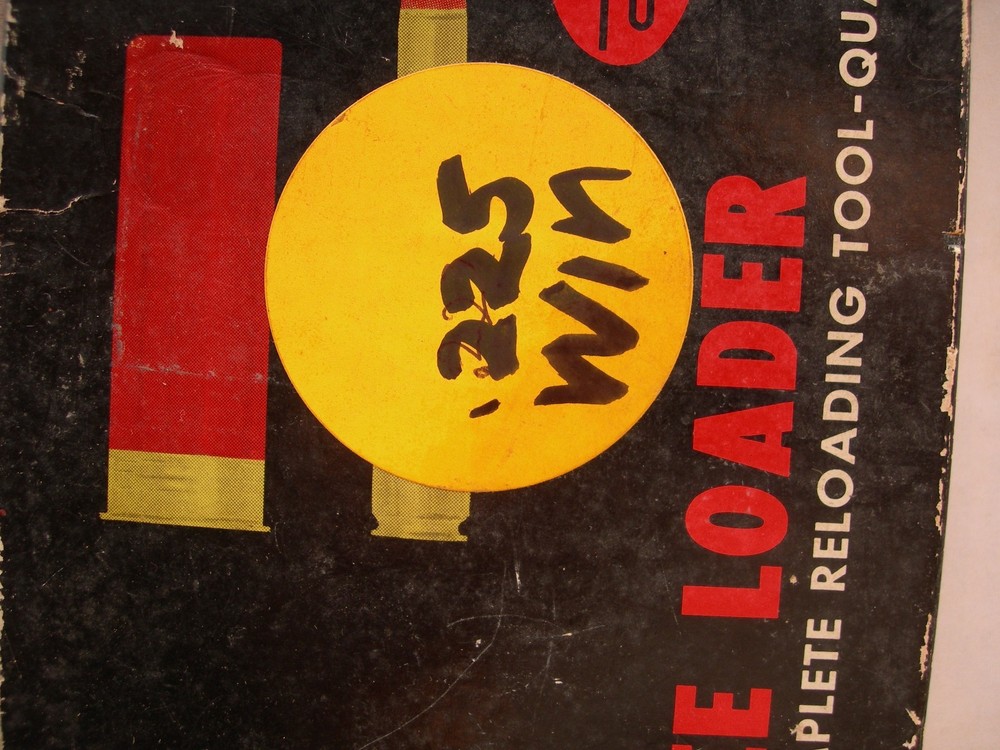 LEE Loader 225 Winchester Missing the load data sheet.