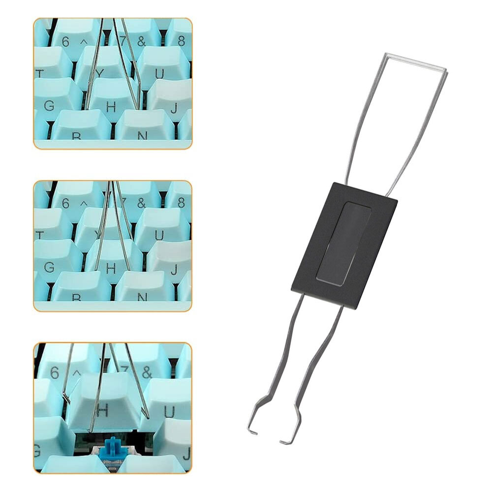 1pc Keycap Puller Switch Steel Puller Wire Gaming Mechanical Keyboard Remover-