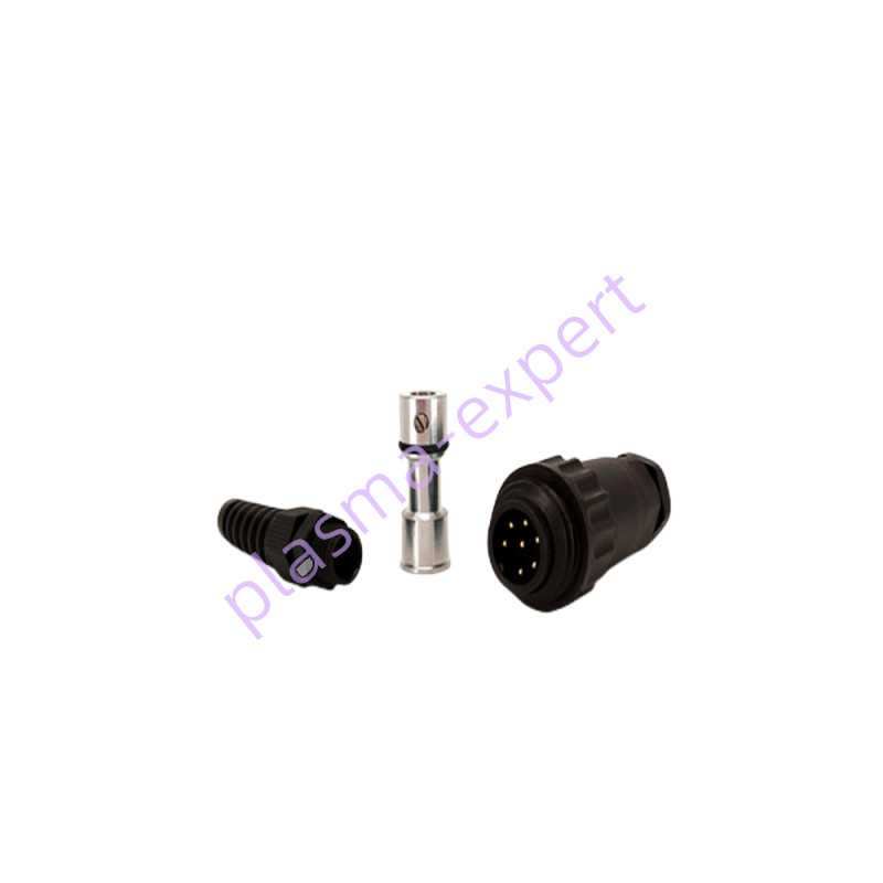 Cable connector for 03 electrostatic powder spray gun
