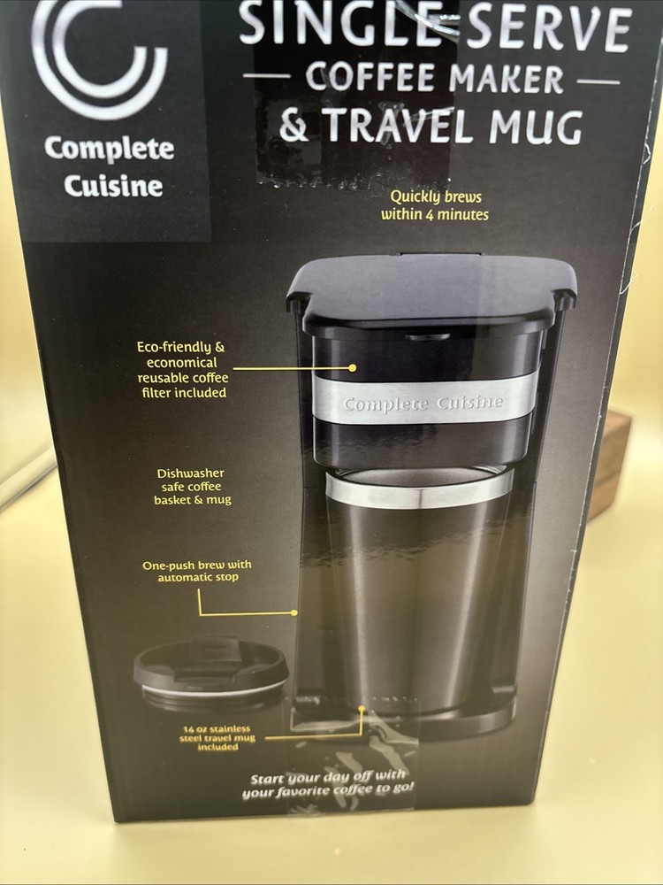 Single Serve Coffee Maker & Travel Mug