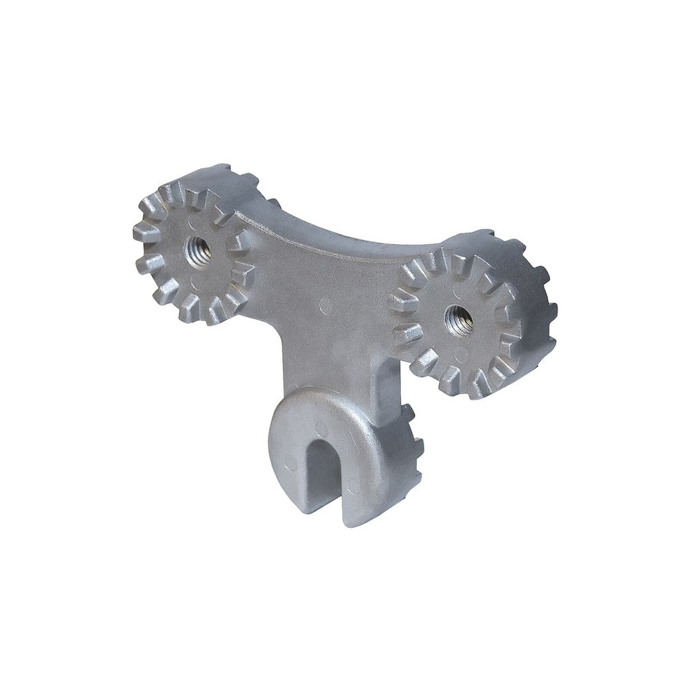 Madi Double Header Aluminum Universal Hot Stick Tool Attachment