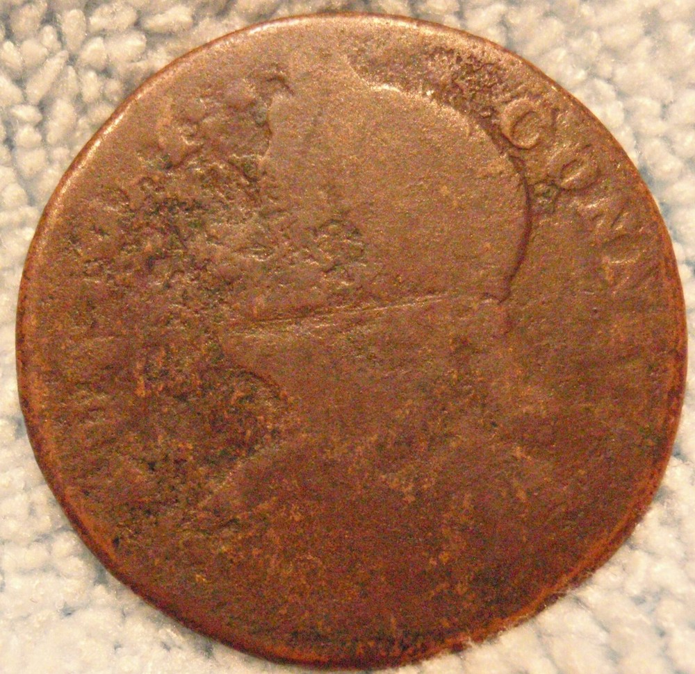 1787 Connecticut Colonial Copper Token