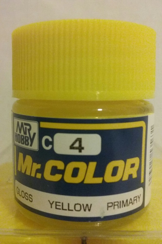 Gunze Sangyo acrylic paint C-4  Yellow.