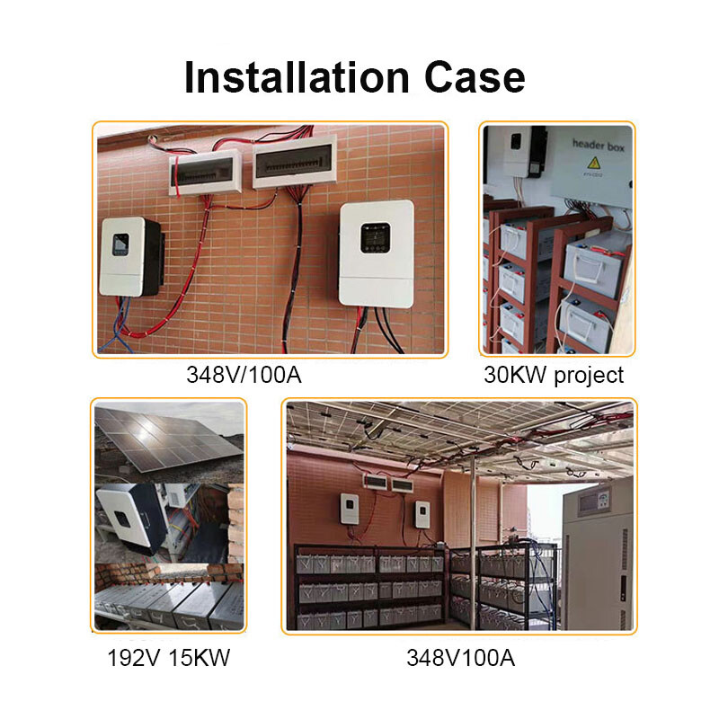80A 192V/220V/360V/480V MPPT Solar Charge Controller Off-Grid PV Controller LCD