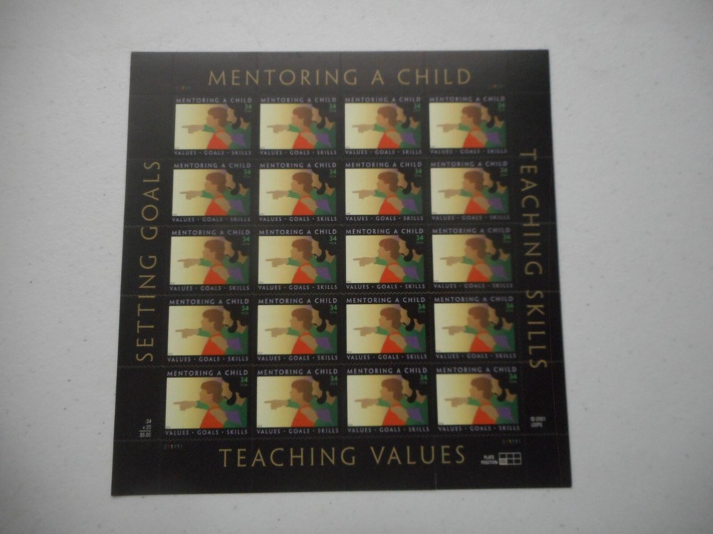 Scott 3556, 34 cent, Mentoring a Child, Sheet