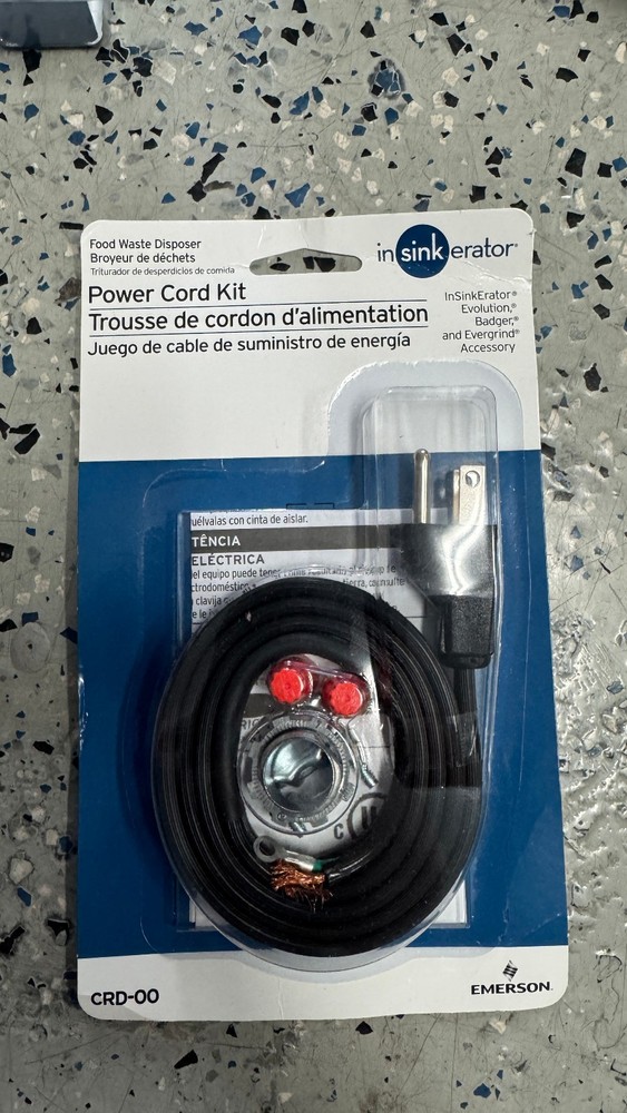 InSinkErator Garbage Disposal Power Cord Kit CRD-00