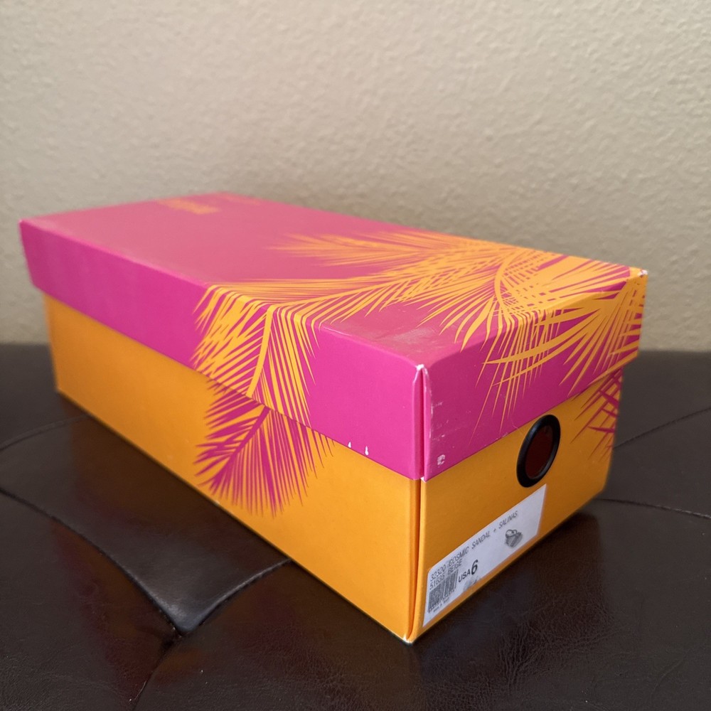 Authentic Melissa + Salinas EMPTY Gift Shoe Box 12” x 5.5" x 4.5” With Dust Bag