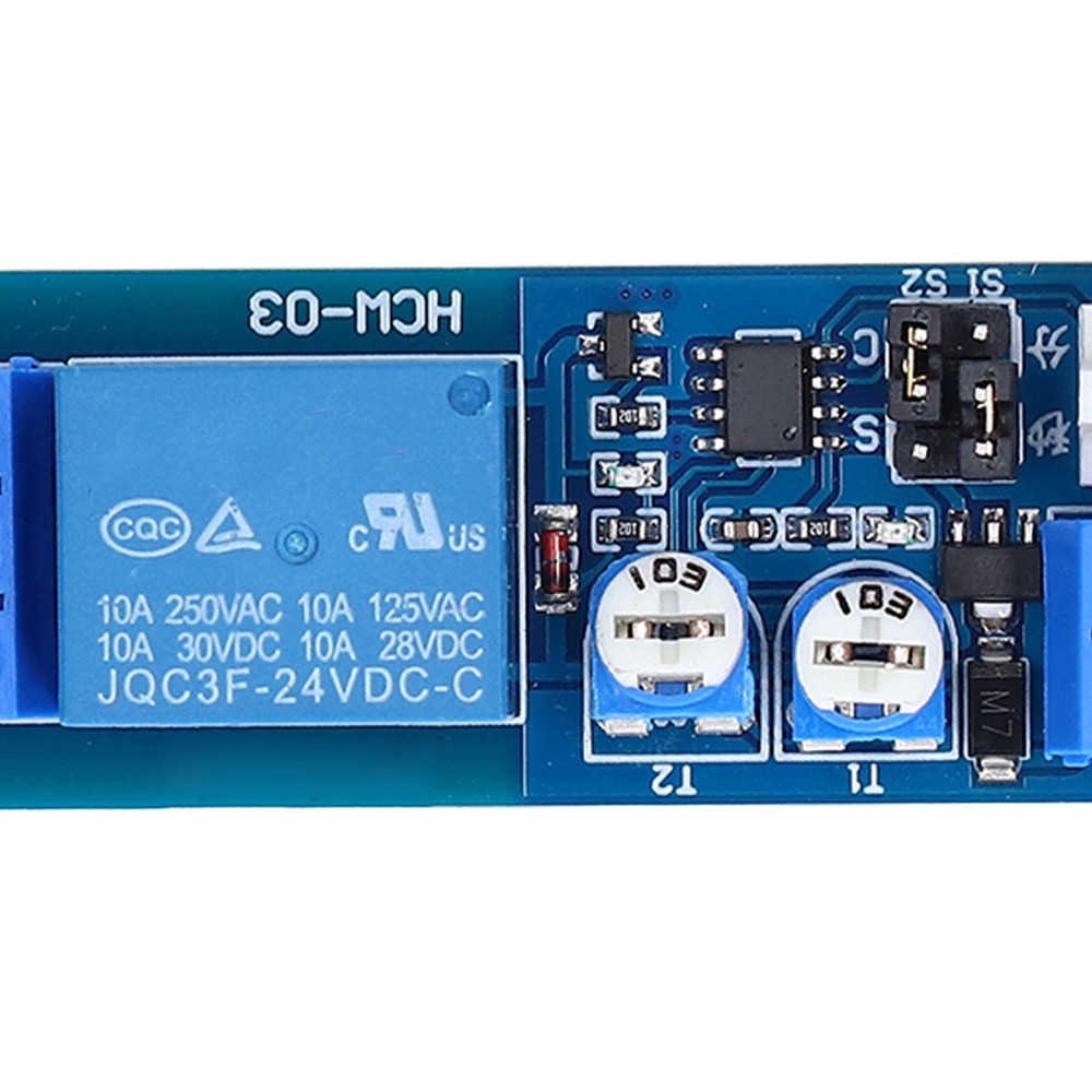 Relay Module Time Delay Board Infinite Cycling Single Timing Modes 24V